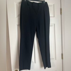 Croft and Barrow size 6 black professional pants